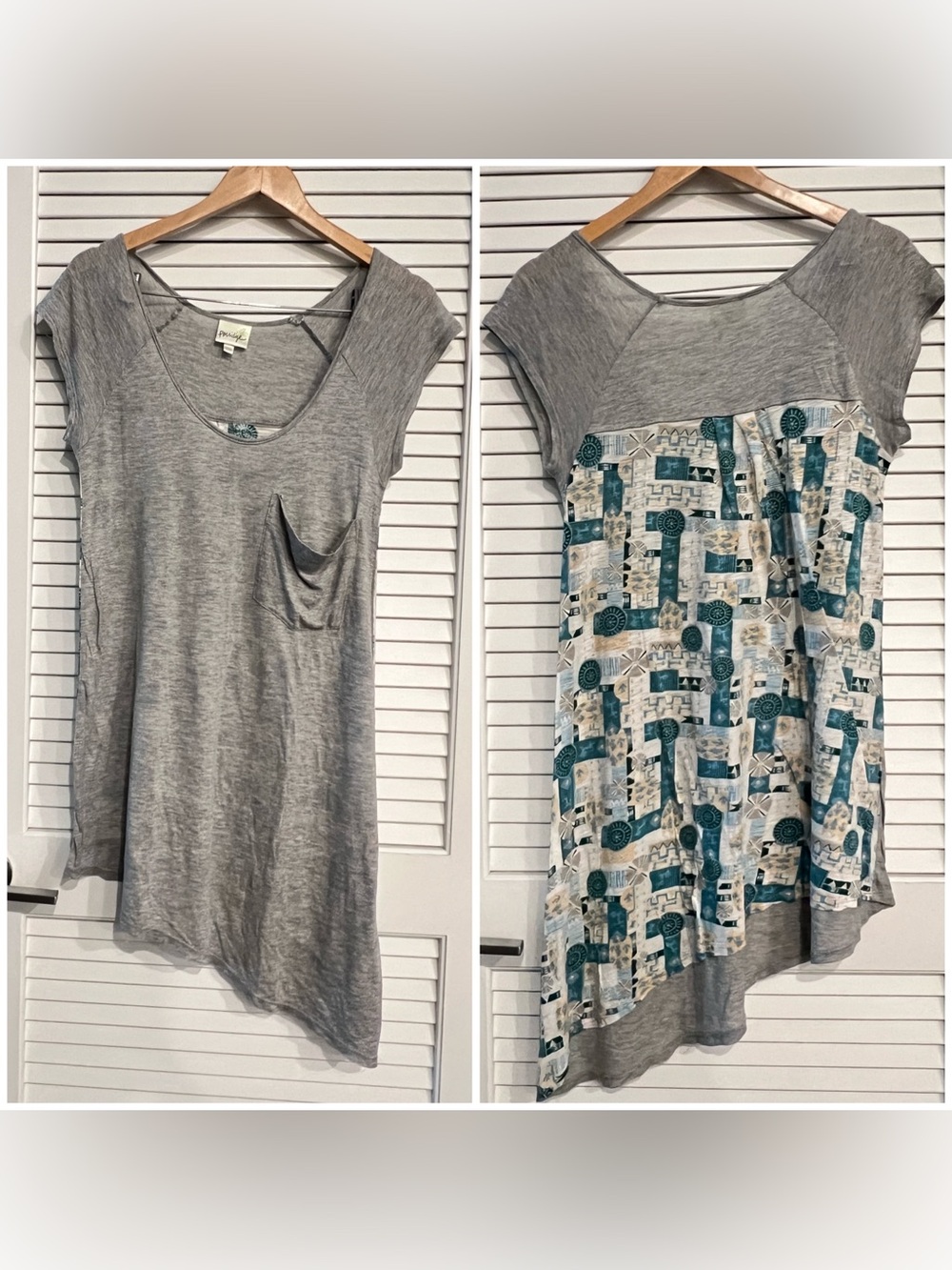 Anthropologie Porridge Oversized Asymmetrical Tunic